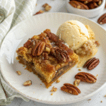 Butter Pecan Dump Cake Recipe– Cozy, Sweet, and Incredibly Easy 7 Butter pecan dump cake recipe card layout
