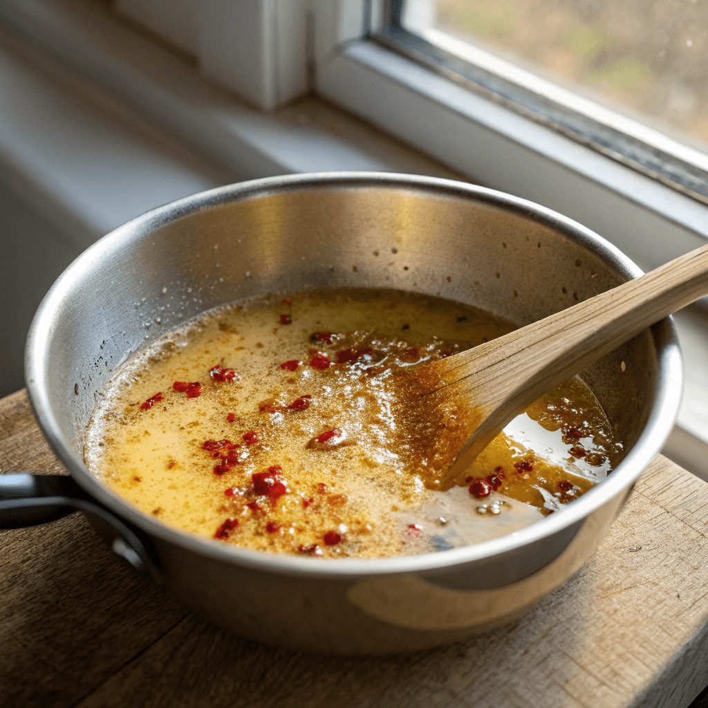 This Cajun Honey Butter Sauce Is Blowing Up in 2025 – Try It Now 9 Cooking Cajun honey butter sauce recipe in saucepan