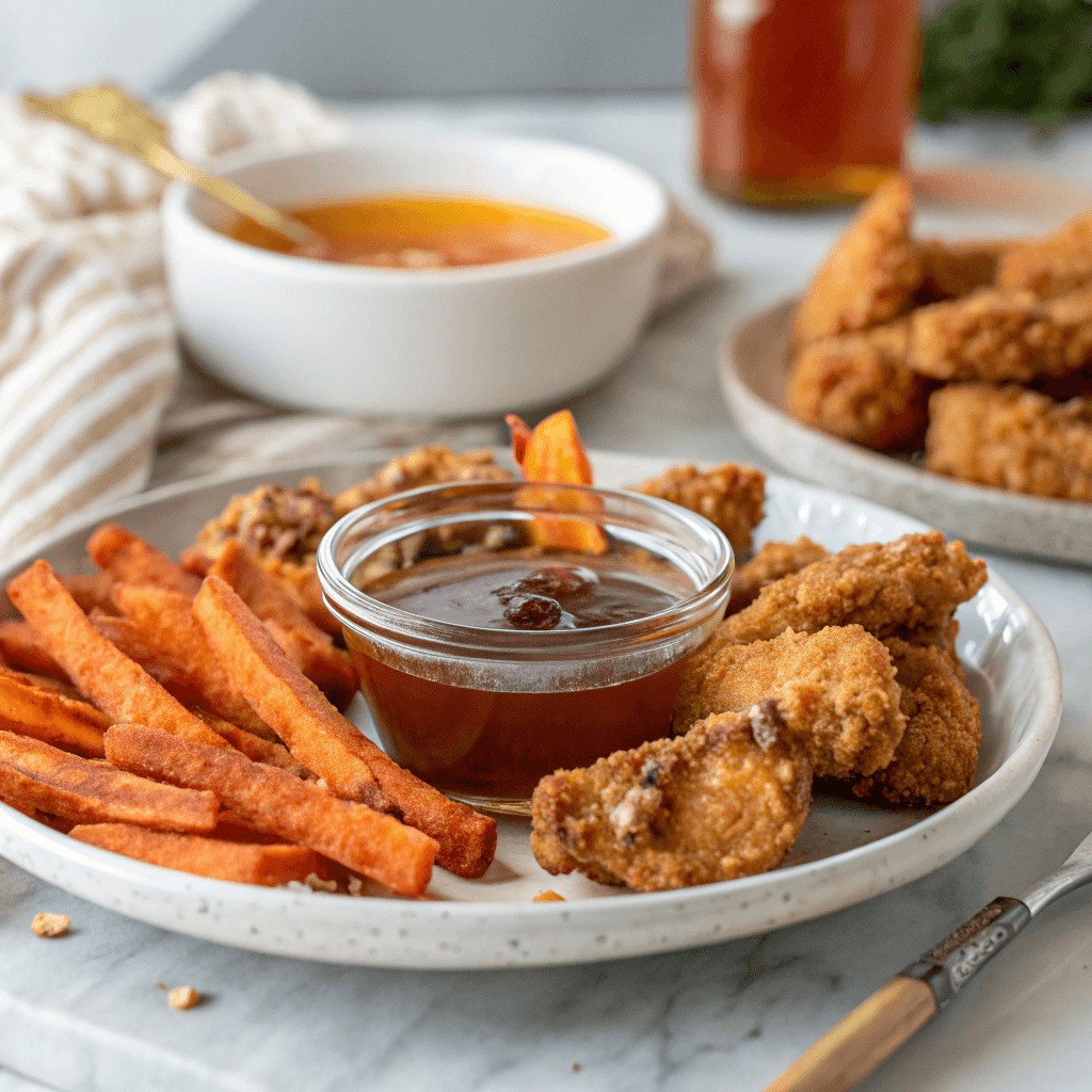 How to make hot honey dipping sauce with chicken tenders
