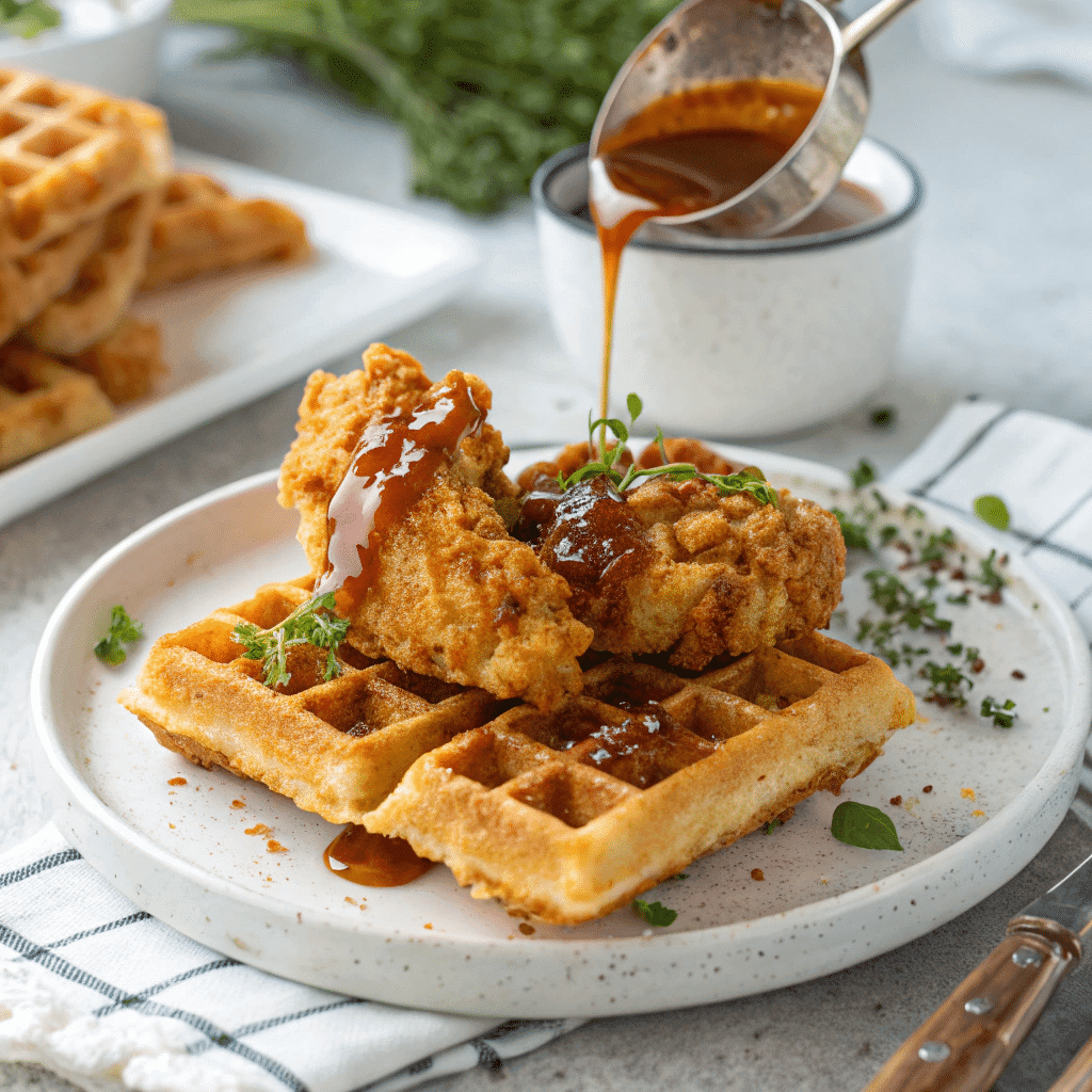How to Make Hot Honey Sauce – A Sweet, Spicy Recipe You'll Love 10 Hot honey sauce served with crispy fried chicken