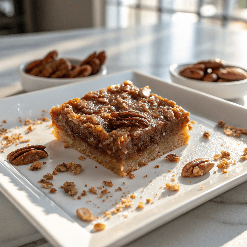 Lazy Girl Pecan Pie Bars 11 lazy girl pecan bar recipe card display