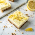 Lazy Day Lemon Cream Pie Bars – 2025’s Creamy Citrus Trend You’ll Regret Missing 6 Close-up lemon cream pie bar with creamy layers and graham crust