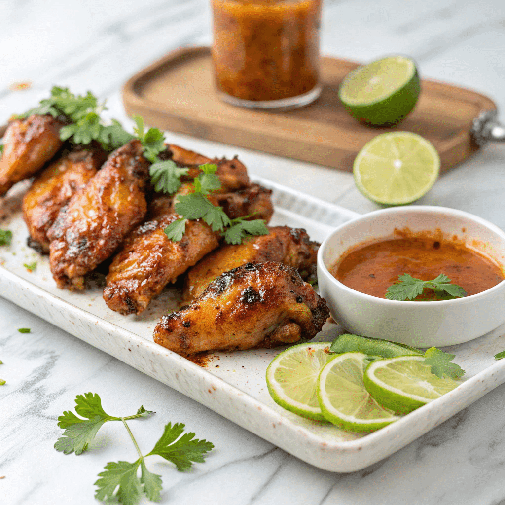 Mango Habanero Sauce – A Sweet, Spicy Story From My Kitchen 10 Mango Habanero Sauce glazed on grilled chicken wings