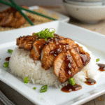 Sarku Chicken Teriyaki 7 Finished dish of Sarku chicken teriyaki ready to serve