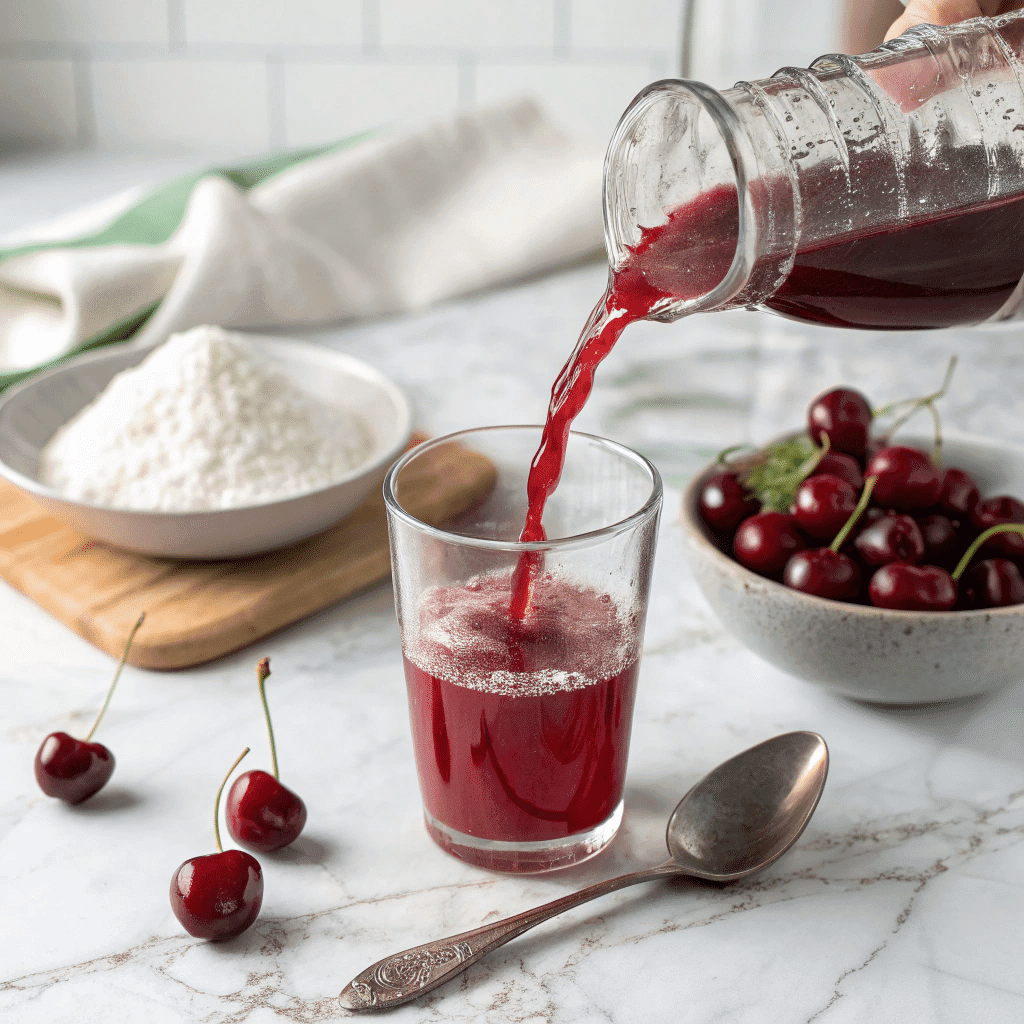 Sleepy Girl Mocktail – The Ultimate Nighttime Ritual That Actually Works 9 pouring and mixing sleepy girl mocktail