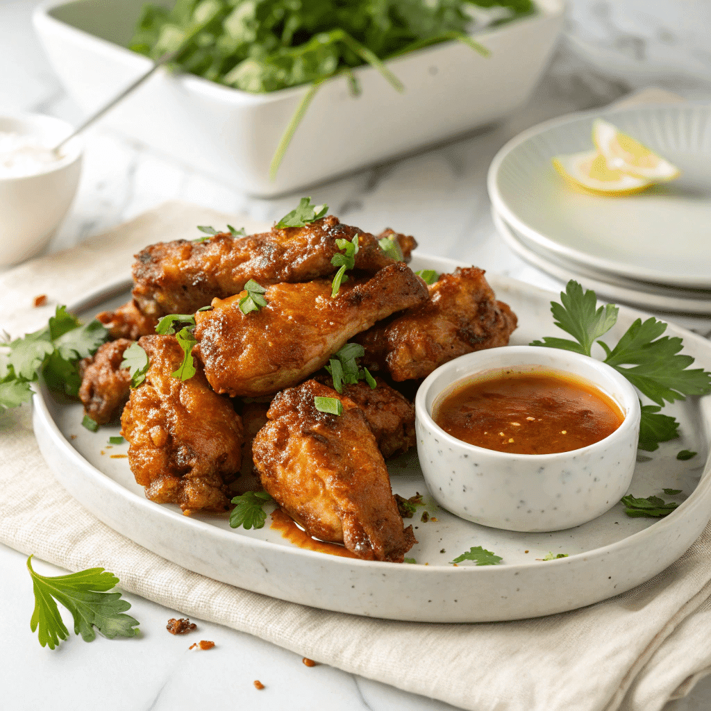 Spicy Honey Sauce for Chicken Recipe – Sweet Heat That Sticks to Every Bite! 10 Chicken wings with spicy honey sauce