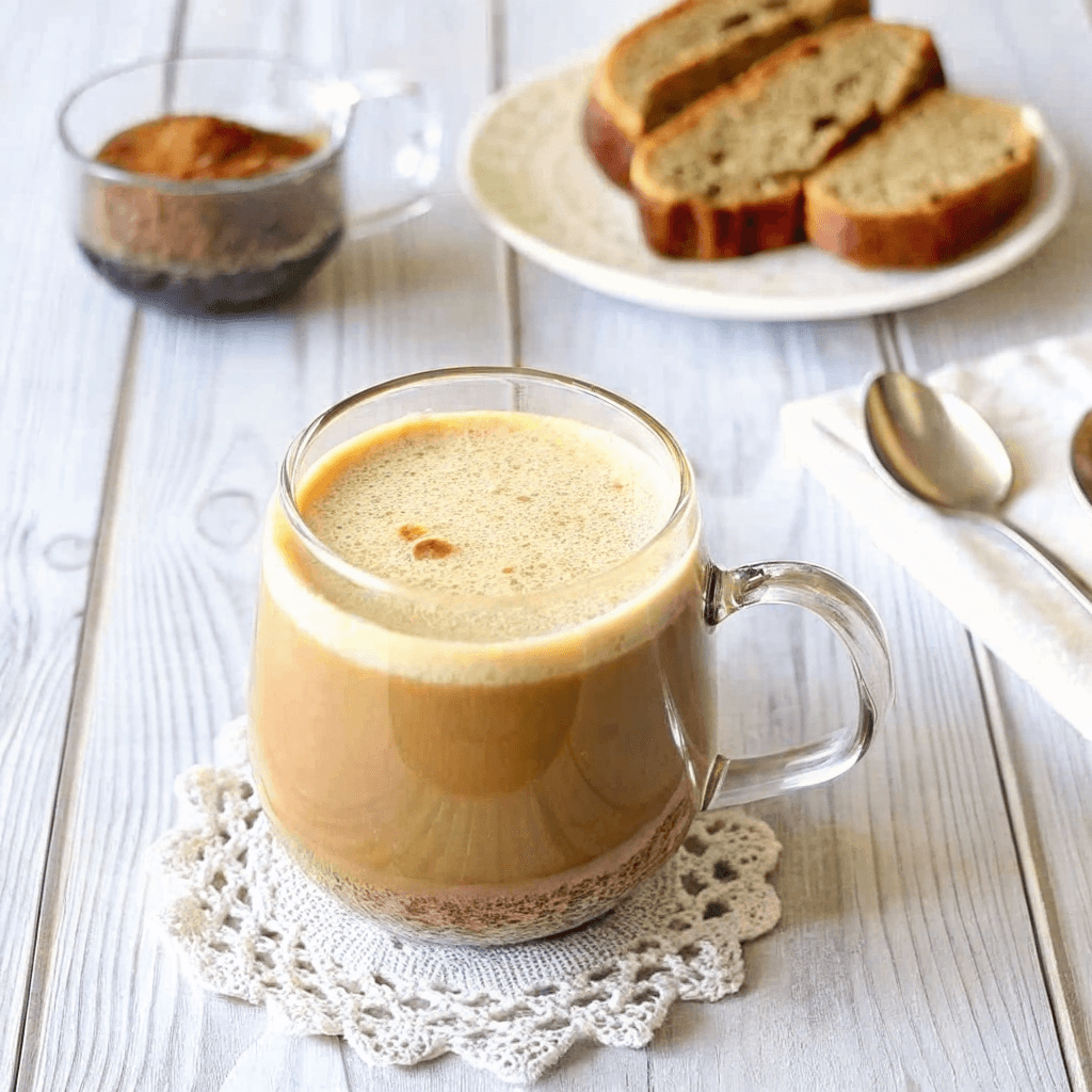 Banana Bread Latte Recipe 10 Banana bread latte recipe card with photo and ingredients