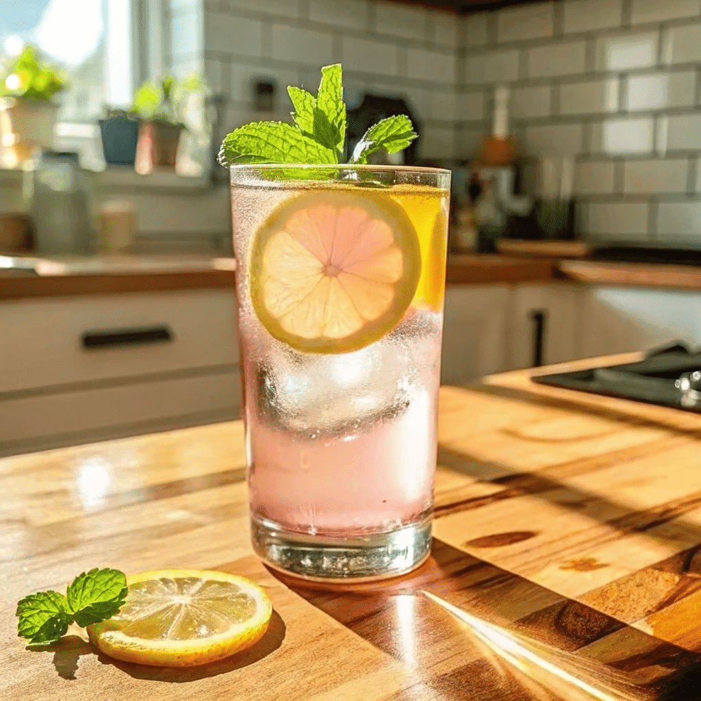 japanese pink salt diet recipe detox drink in glass