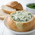 Knorr Spinach Dip Recipe 6 Final shot of Knorr spinach dip ready to serve