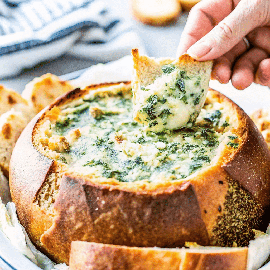 finished bowl of Knorrs veggie dip after serving