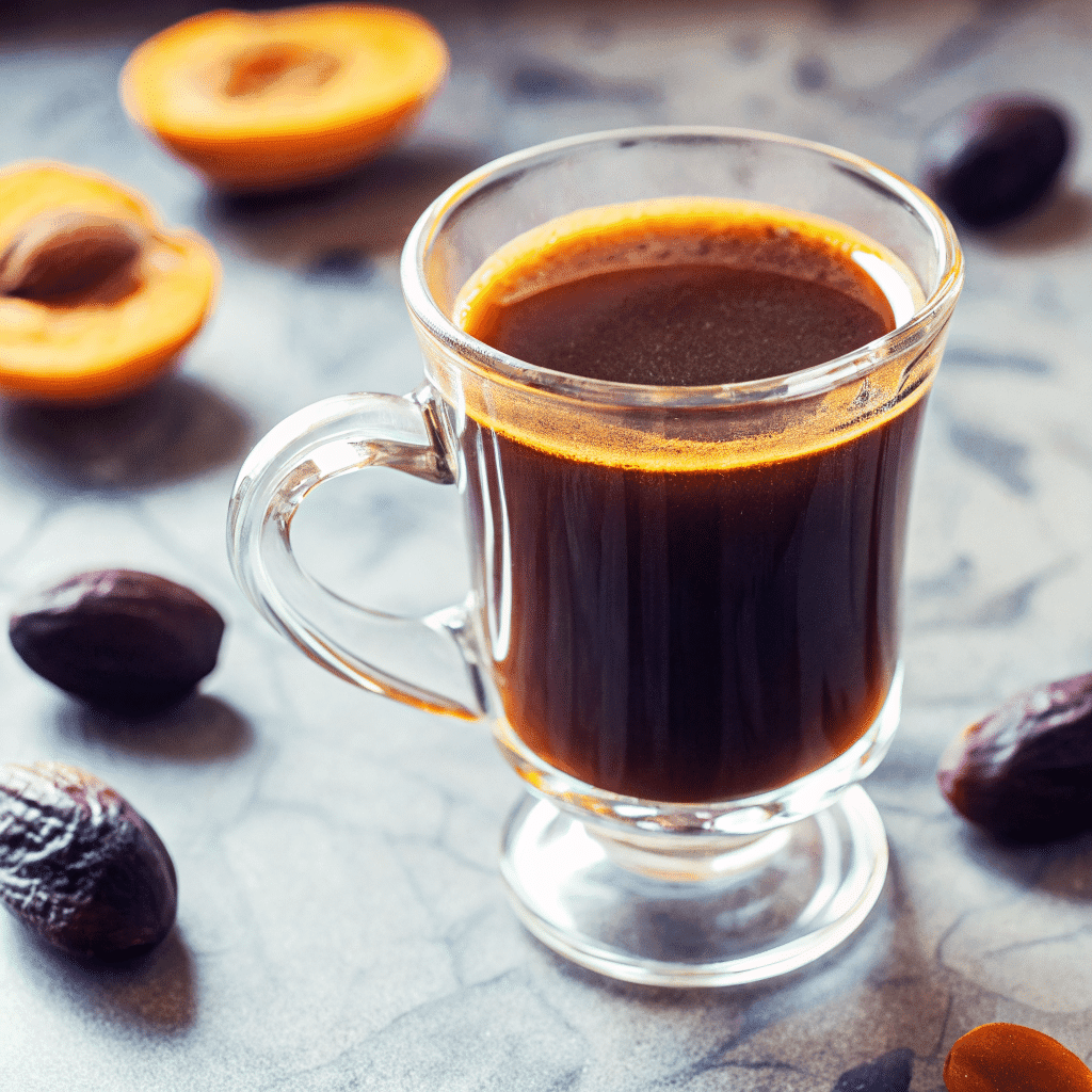 Prune Juice and Butter Recipe 8 Melting butter into prune juice in saucepan for constipation recipe