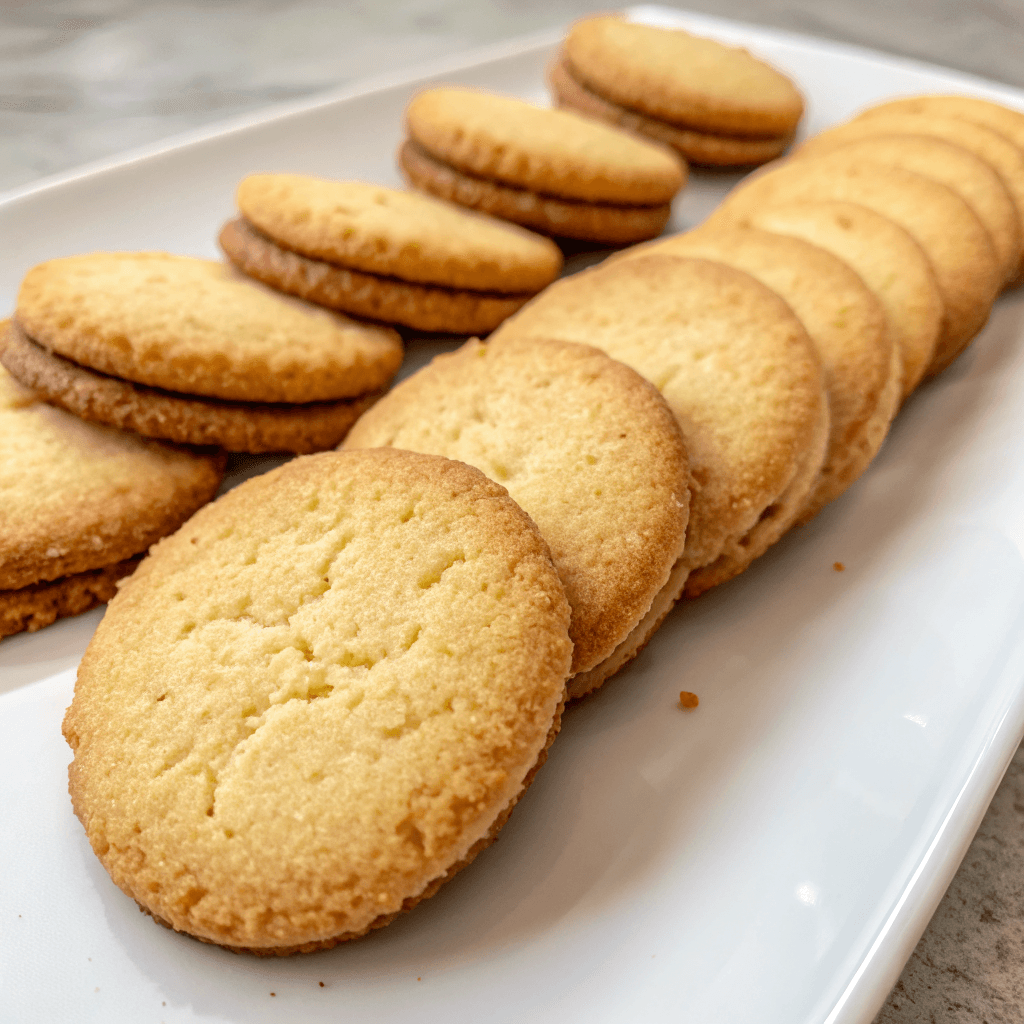 Mildred Ricke Cookies Recipe 10 Mildred Ricke cookies served on a plate with milk
