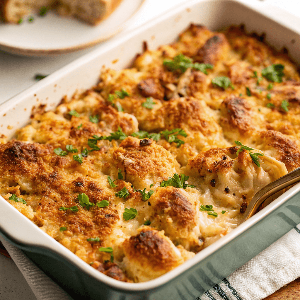 Neiman Marcus Chicken Casserole Recipe 12 Empty casserole dish after enjoying Neiman Marcus chicken casserole