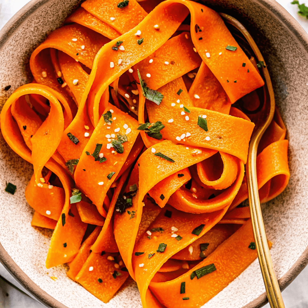 Retinol Carrot Salad 12 Nearly finished bowl of retinol carrot salad with fork