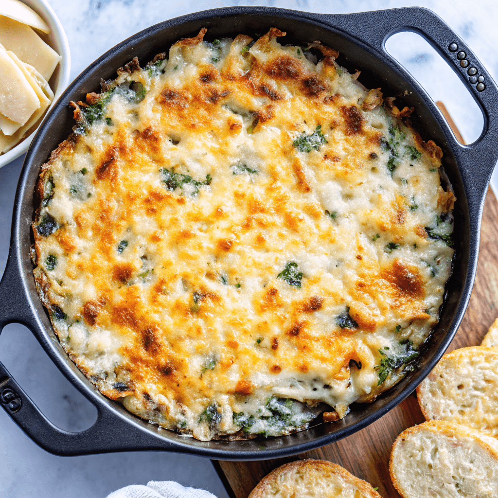 Spinach Artichoke Dip Recipe 11 spinach artichoke dip recipe card image