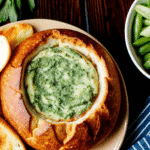Spinach Dip in Bread Bowl 7 recipe card for spinach dip in bread bowl