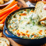 Spinach Dip Recipe 7 spinach dip recipe card with ingredients